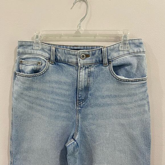 Talbots High Waist Straight Ankle Jeans in Lightwash Size 10P - Picture 3 of 12